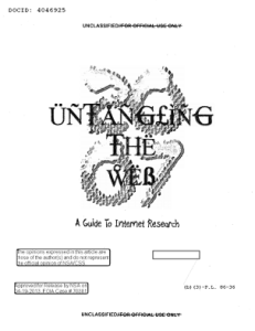 NSA - untangling the web