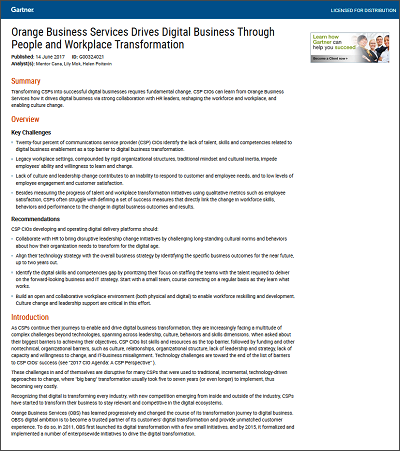 Orange Business drives digital business