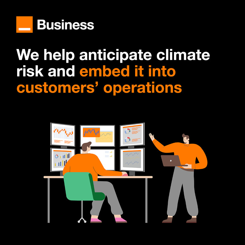 We help anticipate climate risk and embed it into customers' operations