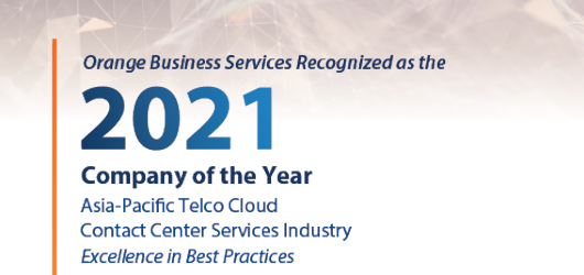 Frost & Sullivan 2021 Asia Pacific Telco Cloud Contact Center Services Best Practices Award