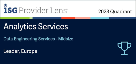 Orange Business named a Leader in ISG Provider Lens Analytics Services Data Engineering Services - Midsize Europe report December 2023