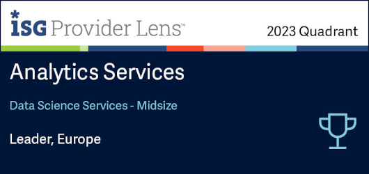 Orange Business named a Leader in ISG Provider Lens Analytics Services Data Science Services - Midsize Europe report December 2023