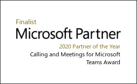 Microsoft Partner Finalist 2020