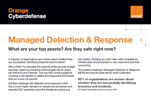 Get ahead of the attack with a Managed Threat Detection service
