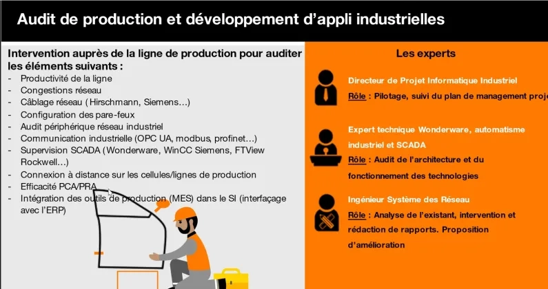 audit de production & developpement