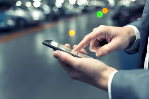 mobile on hand parkings ERP connectivity