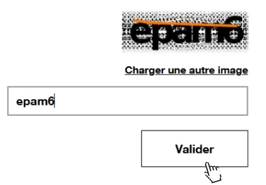 Validez votre demande de récupération de mot de passe